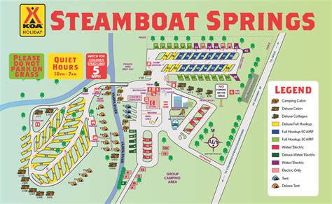 Steamboat springs koa. Steamboat Springs KOA Holiday. Open All Year. Reserve: 1-800-562-7782. Info: 1-970-879-0273. 3603 Lincoln Avenue. Steamboat Springs, CO 80487. Email This Campground. Check-In/Check-Out Times. Check-In/Check-Out Times 
