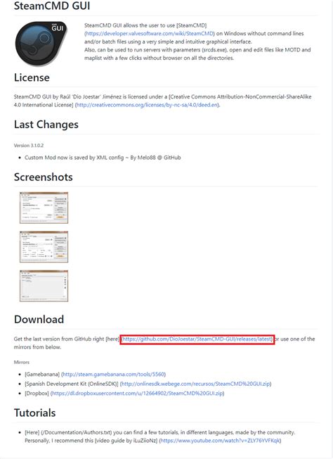 Steamcmd github.  steamcmd "+some_command arg1 \"arg with spaces\"" -...