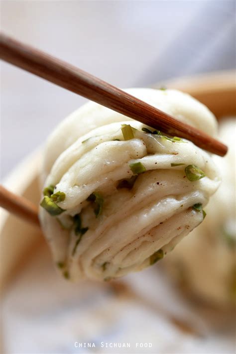 Steamed Scallion Buns-Hua Juan - China Sichuan Food