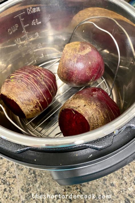 Steaming beets in instant pot