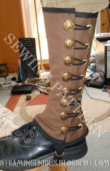 Steampunk Spats Steampunk Patterns Sewing Patterns