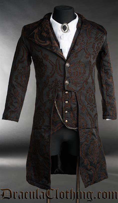 Men's Steampunk Vintage Tailcoat Jacket Gothic Vi