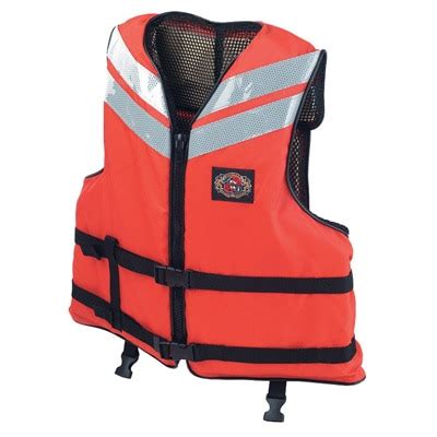 Stearns, The Work Boat Life Vests Type III (PFD Vest), Orange