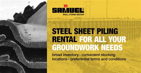 Steel Sheet Piling Rental Samuel