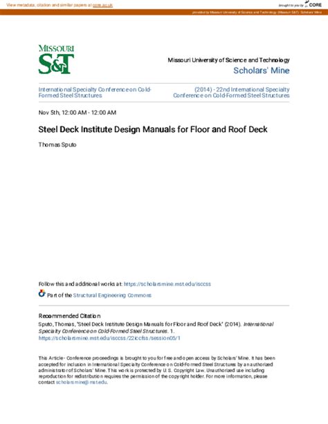 Steel deck institute manual.  Learn more about it here.  In this comprehensive guid...