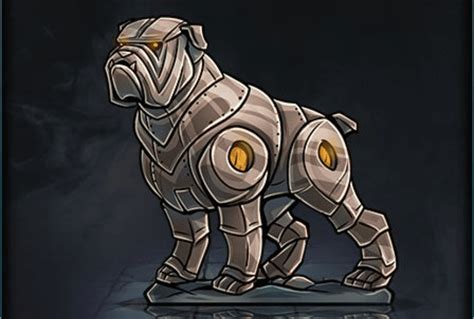 A steel defender is the construct companion of a Battle Smith Art
