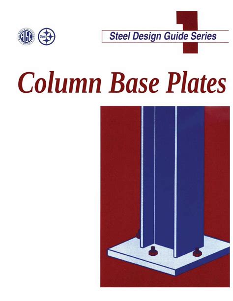 Steel design guide series column base plates. - David brownstein guide to natural health.