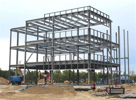 Steel framing construction.  Steel frames offer immense strength and flexi...