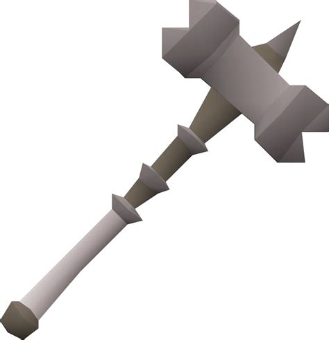 The steel warhammer is a warhammer stronger than the iron warhammer. Unlike other steel weapons, it requires 5 Strength to wield. Players can make a steel warhammer with the Smithing skill at level 39 using three steel bars, giving 112.5 Smithing experience .. 
