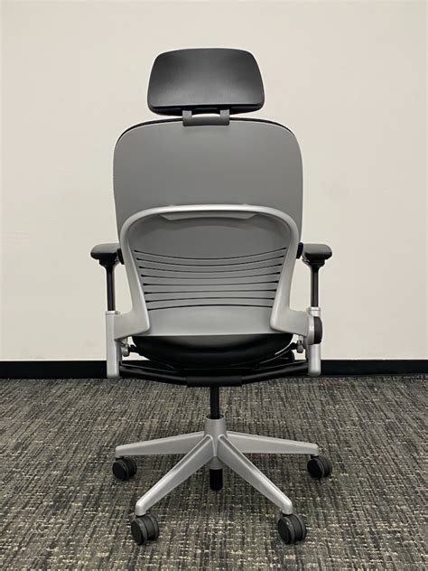Steelcase leap v2 headrest. Steelcase. Chair: Steelcase 462 Leap V2. Steelcase Fabric Line: Elmosoft Leather. Chair Fabric Color: L112 – Elmosoft Leather – Ebony (Black) Chair Frame Color: Platinum Frame – 6249. Chair Base Color: Matches Frame Color. Chair Arm Style: 4D Arms – Fully Adjustable 4-Way Arms. Chair Lumbar Support: Additional Lumbar Support. Headrest ... 