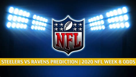 Steelers ravens predictions. Spread: Steelers by 10. Over/under: 42.5. Point spread odds: Ravens +400, Steelers -505. The Steelers started off as 3.5-point favorites. The line then bumped up to 6.5 with the Ravens' COVID-19 ... 