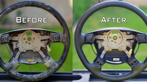 Steering wheel repair. Complete Black Leather Steering Wheel Repair and Restoration Kit with Dye : Amazon.com.be: Automotive. 