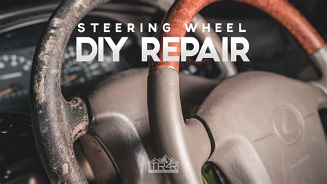 Step 2: Clean the steering wheel. Step 3: Cover the details of the steering wheel with masking or painters tape. Step 4: Exfoliate the leather. Step 5: Add healthy oils. Step 6: Fill the gaps with filler. Step 7: Even it out. Step 8: Wipe the wheel clean.. 