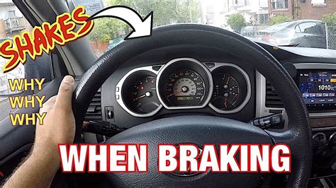 Steering wheel shake/brake pulsation - YouTube