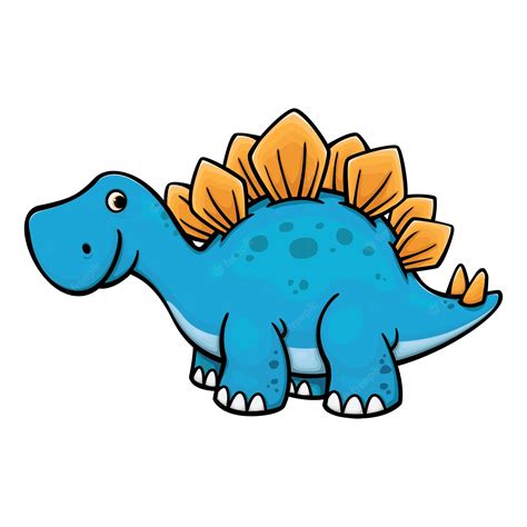 Stegosaurus Cartoon Drawing