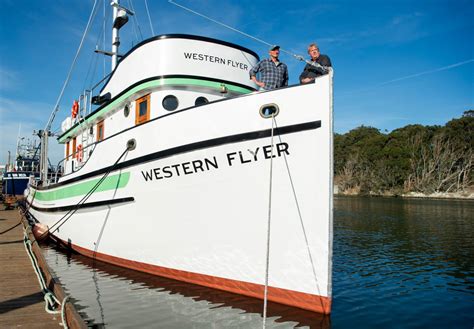 Steinbeck’s famous ‘Western Flyer’ sails back to Monterey after years of restoration