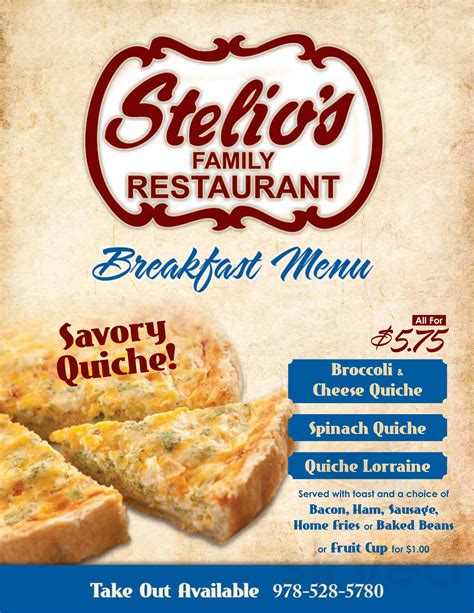  Order delivery online from Stelio's Family Restaurant in North Billerica instantly with Seamless! ... North Billerica, MA 01862 (978) 528-5778. Hours. Today. . 