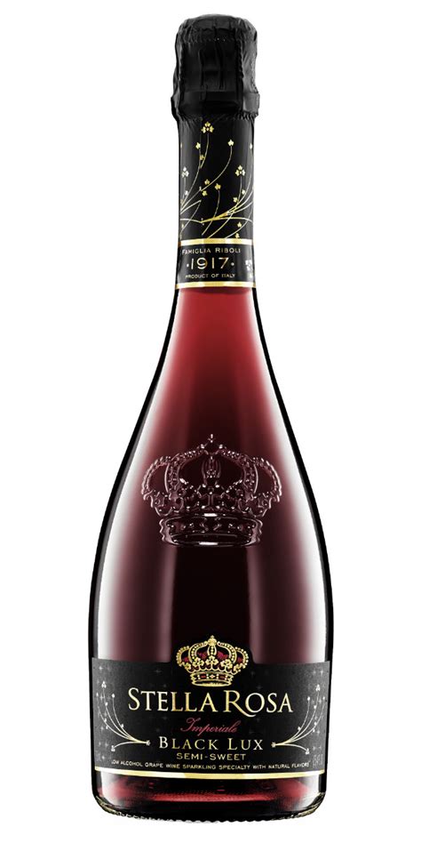 Stella wine. ADDITIONAL INFORMATION ... A semi-sweet, lightly sparkling wine with a vibrant pink hue that gives off delicate fresh peach, honey, and red berry qualities. 