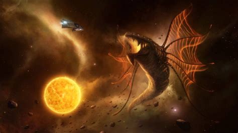 Stellaris dragons. The Dragon weapons barring the Breath weapon appear to come from the sun in the system. This bug also effects the Baby Dragon you can incubate. In my testing save I have uploaded is the Baby Dragon engaging the Scavenger bot with invincible console command turned on. You can see in the screenshot there are weapon effects coming from the right ... 