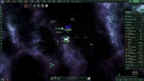  When you click a fleet that can use a Jump Drive, there's a new icon on the top bar of the fleet window. It looks like an arrow arcing up and over. Also, the fleet will have a dashed circle on the galaxy map showing its jump drive range. Click that arrow and click a system inside the jump drive's range circle, and they'll start a 15-day ... 