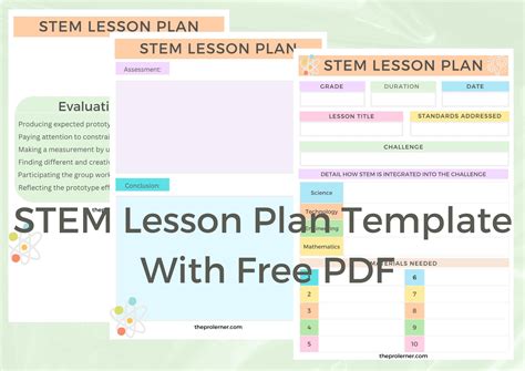 Stem Lesson Plans Lesson Plans Learning