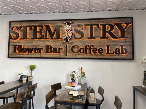 Stemistry - Stemistry is a cozy coffee shop and flower bar located in Scottsdale, AZ, dedicated to providing a welcoming atmosphere for customers to enjoy quality coffee, food, and flowers while supporting the local community. 