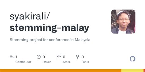 Stemming project for conference