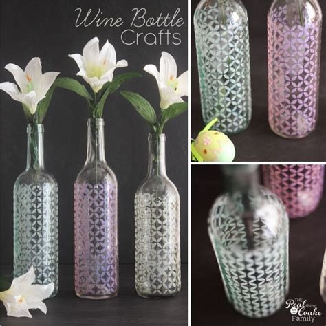 Stenciled Glass - Mason Jar Crafts Love