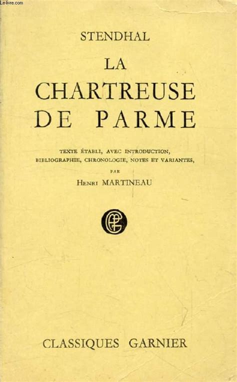 Stendhal, concordance de la chartreuse de parme. - Guida agli archivi delle personalità della cultura in toscana tra '800 e '900.