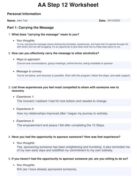 Step 2 Worksheet with Questions Free PDF Download Print 12