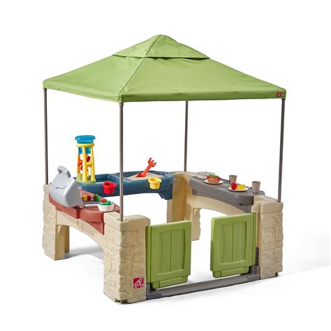 Little Tikes Cook 'n Play Outdoor BBQ Grill 12-Piece Plastic Outdoor Pretend Play Kitchen Toys Playset with Oven, Tan For Kids Girls Boys Ages 3 4 5 . 242 4.2 out of 5 Stars. 242 reviews. ... All Step 2 Grill accessories can pack up …. 