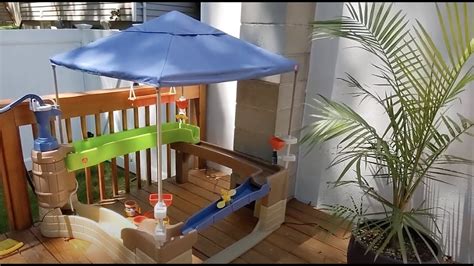 Step 2 shady oasis. Step2 Shady Oasis Sand & Water Play Table™ with 42 $69.99 $54.99 8447SC | 28 H 46 W 31.5 D | 1.5 and upThe Shady Oasis Sand & Water Play Table™ with 42 Blue Wave Umbrella by Step2 is a great outdoor 