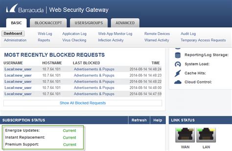 Step 3 - Configure the Barracuda Web Security Gateway