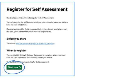 Step 4: Registering for Self Assessment with HMRC