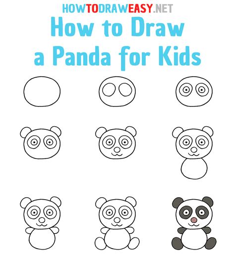 Step By Step Panda Drawing