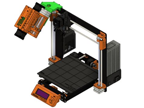 Step File for Prusa i3 MK3s with MMU2 by Luis Download free STL model
