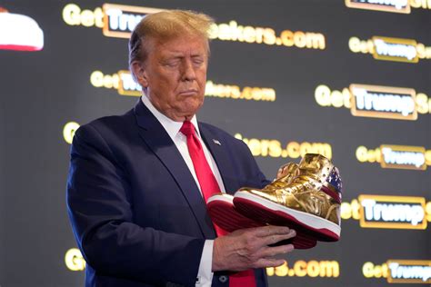 Step Inside the World of Trump.Gold Sneakers: The Epitome of Luxury and Exclusivity