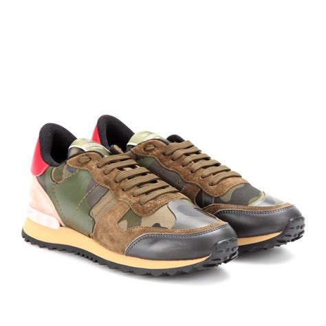 Step Into Bold Style with Valentino Camo Sneakers: Elevate Your Footwear Game