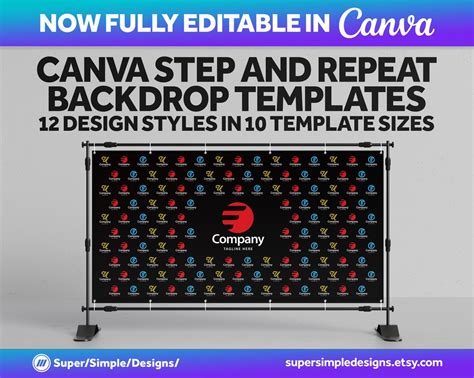 Step and Repeat Backdrop Template Letter Example Template