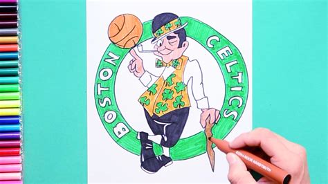 Step by Step How to Draw Boston Celtics Logo