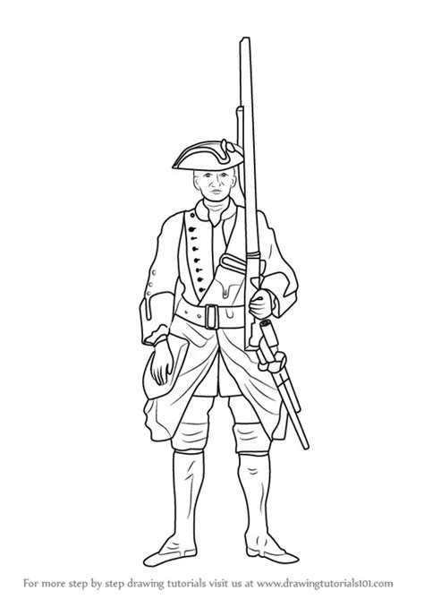 Step by Step How to Draw British Soldier