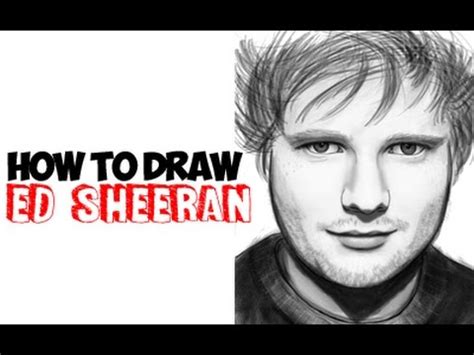 Step by Step How to Draw Ed Sheeran
