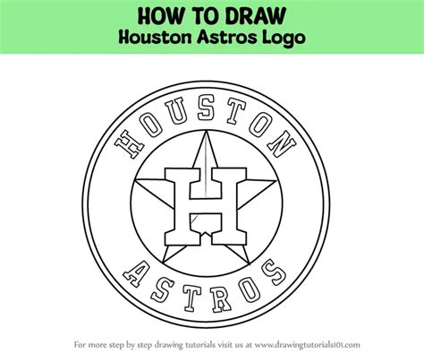 Step by Step How to Draw Houston Astros Logo