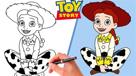 Step by Step How to Draw Jessie from Toy Story DrawingTutorials101