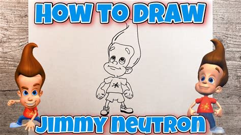 Step by Step How to Draw Jimmy Neutron from Jimmy Neutron Boy Genius