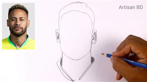 Step by Step How to Draw Neymar Jr. Neymar