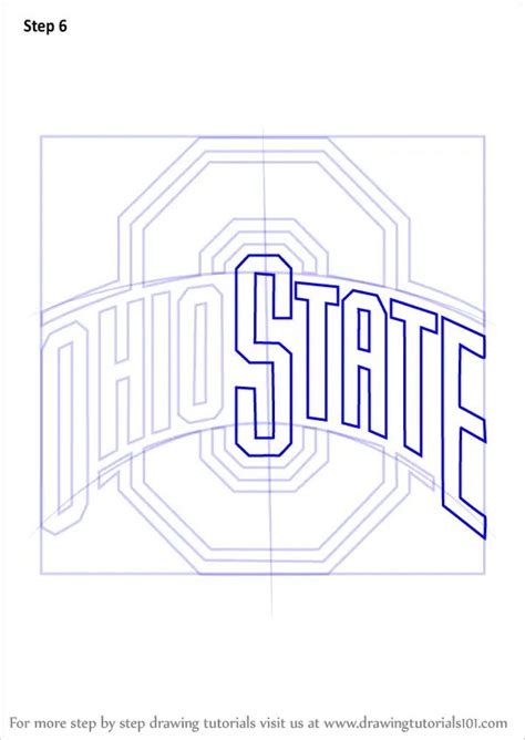 Step by Step How to Draw Ohio State Buckeyes Logo
