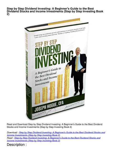 Step by step dividend investing a beginners guide to the best dividend stocks and income investments step by. - The librarian s guide to micropublishing helping patrons and communities.