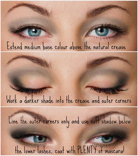 Step by step hooded eye makeup diagram. If you love makeup, but have never been able to figure out how to apply eyeshadow properly, this step-by-step eyeshadow tutorial by Wayne Goss is for you!. Makeup and makeup brushes have been my thing for as long as I can remember, but no matter how hard I try, I've never been able to make my face nearly as glamorous as the gals that work at my local beauty store. 