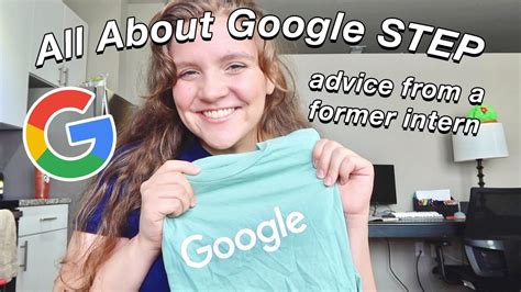 Step intern at google.  In this video, I share all about the Google STEP ...